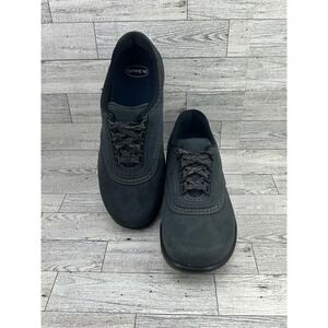 SAS Walk Easy Shoes Womens Size 8.5 Wide Black Leather Comfort Orthopedic USA